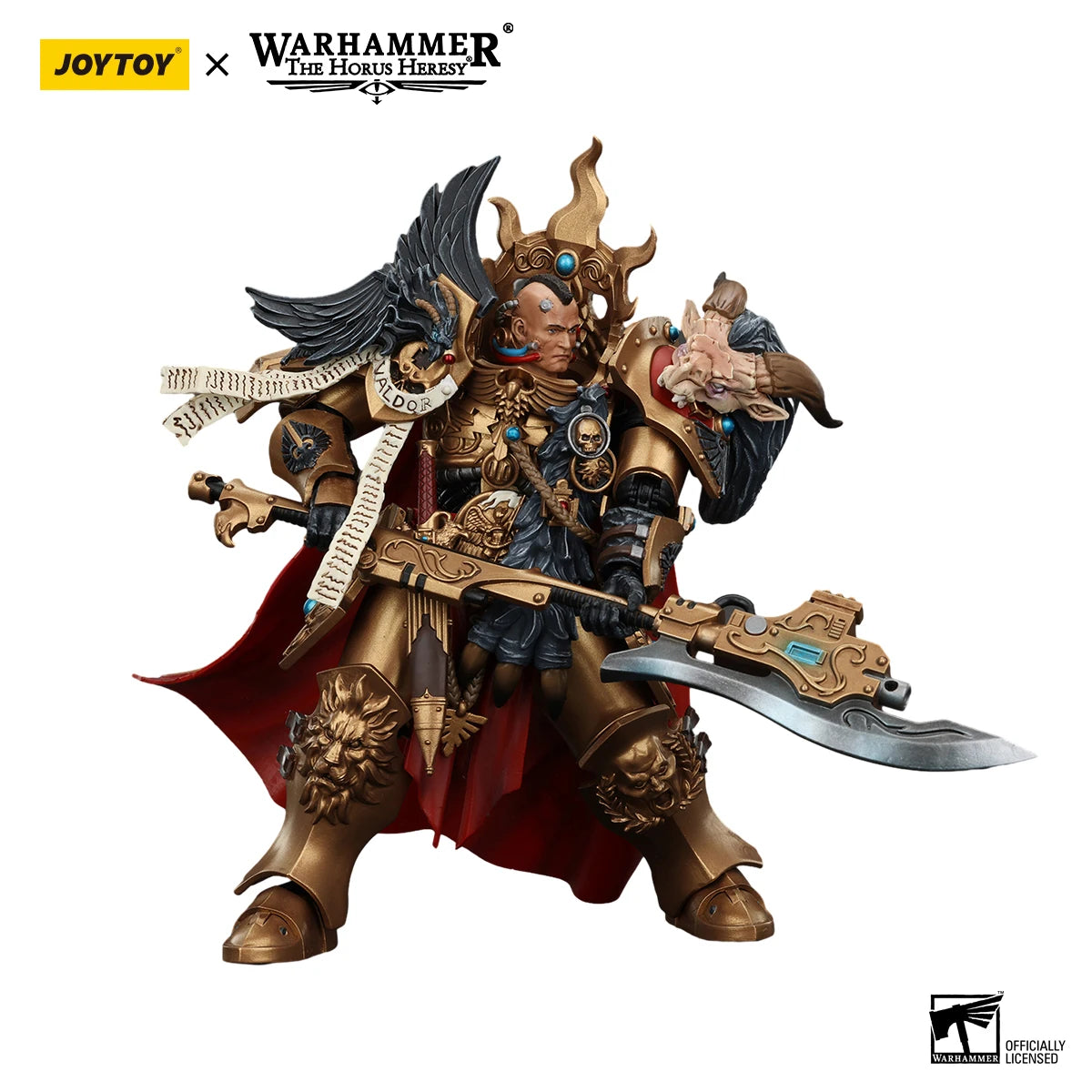 [IN STOCK]JOYTOY Warhammer 30K 1/18 Action Figure Legio Custodes Constantin Valdor Anime Military Model