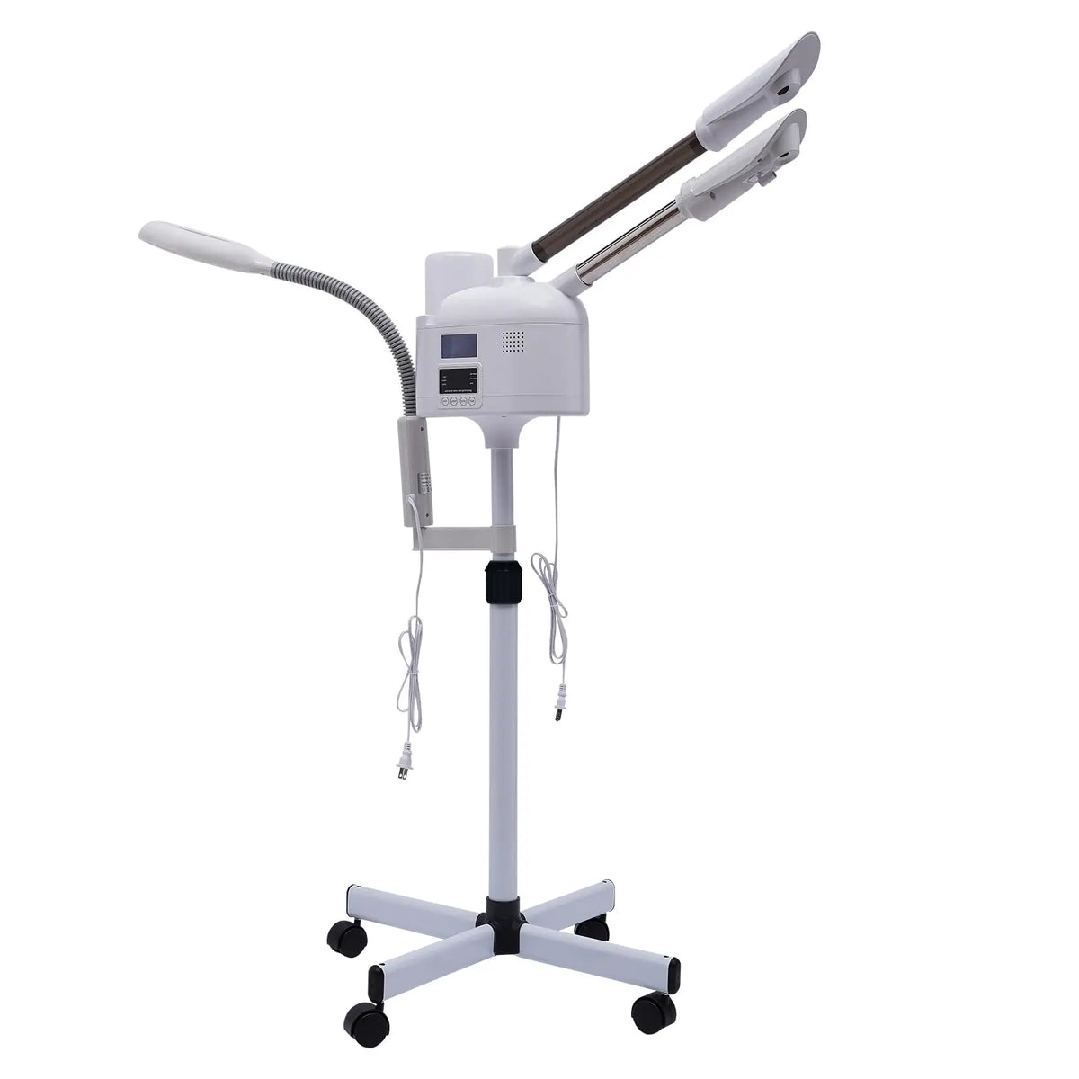 750W White Facial Steamer, Beauty Salon Spa Skin Care Instrument Ozone Facial Steamer Sprayer, Face Humidifier, for Home, Beauty