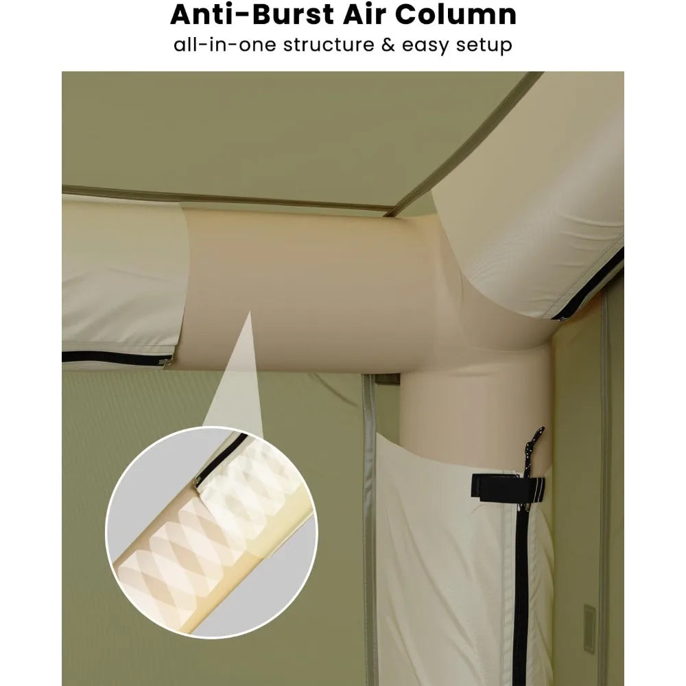 Inflatable SUV Tents for Camping, Pop Up Car Tent, Large SUV Tent Attachment for Camping, 2 in 1 Inflatable Tents Attach to Back