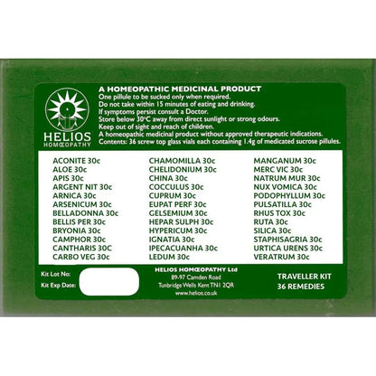 Homeopathic Remedy Travel Kit
