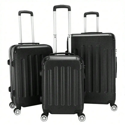 3X Luggage Travel Set Bag TSA Lock ABS Trolley Spinner Carry On Suitcase