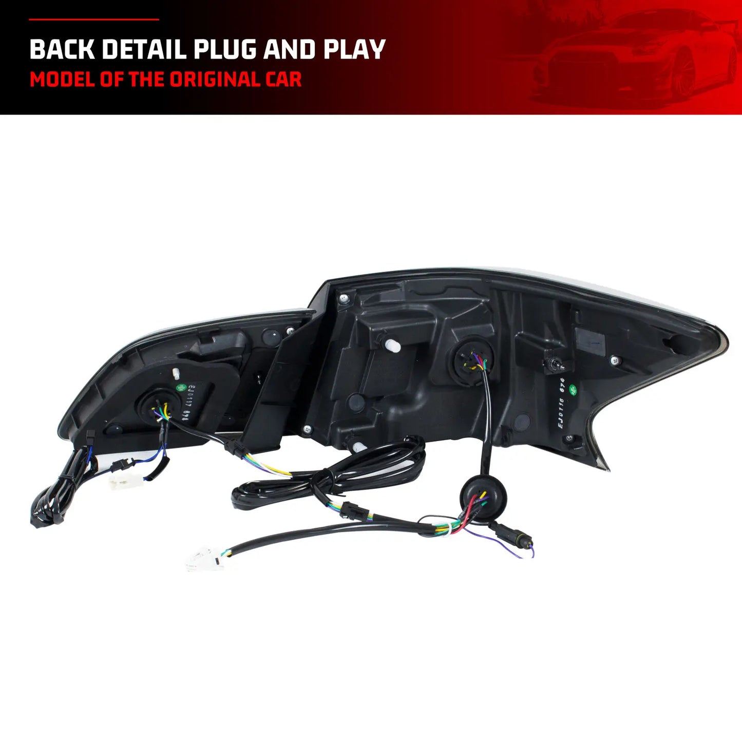 LED Tail Lights for Nissan Sentra 2013-2019 B17 Sylphy Nismo Start-up Animation Sequential Signal Black Rear Lamps Assembly