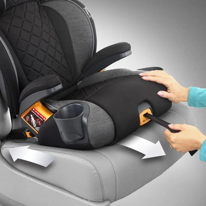 Zip Plus 2-in-1 Belt-Positioning Booster Car Seat, Backless and High Back Booster Seat, for Children Aged 4 Years and up and 40-