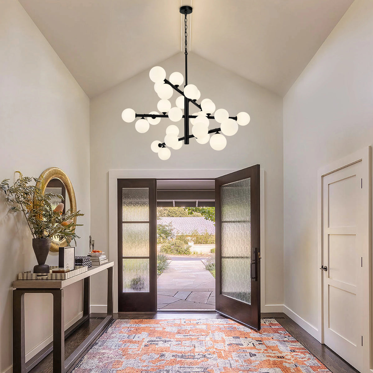 Modern Glass Ball Ceiling Chandelier Modern Chandelier Kitchen Indoor Lighting Chandelier Bedroom Dining Room Home Decor Pendant Lamp