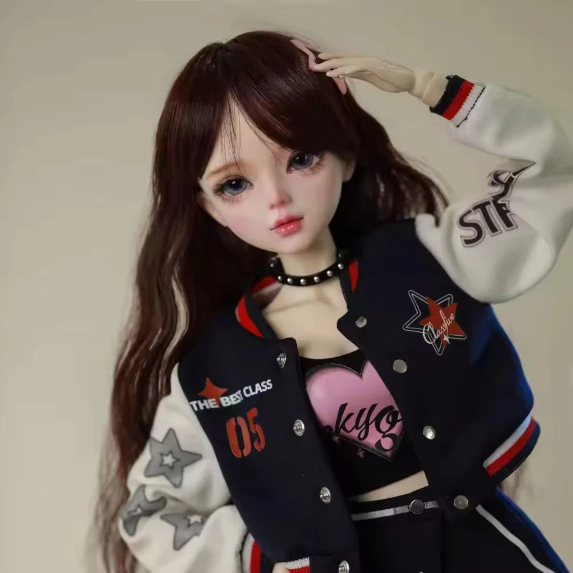 Fair Skin BJD Girl Doll / TPE Soft Body with Metal Skeleton / Articulated Limbs DIY Figure Model (Fantasy Series)