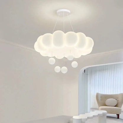 Modern Creative Circular Cloud Acrylic LED Ceiling Lamp Living Room Restaurant Bedroom Children Room Chandelier Home Decor Light