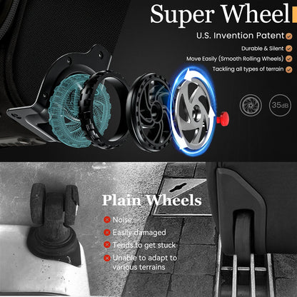 Laptop Bag Business Trolley Bags Carry-On Underseat Airlines Luggage Travel Bag with Wheels Women Men Briefcase for Men Women