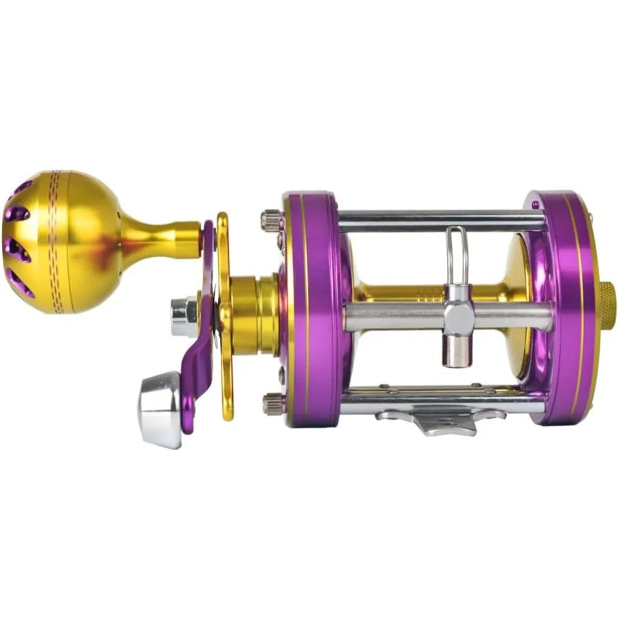 Albatross 6000 Catfish Reels Conventional Round Baitcasting Reel for HeavyDuty Fishing Applications with Smooth Casting Perform