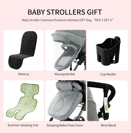poussette bebe 3 en 1 Baby stroller baby newborn items Baby stroller for newborns Light str oller  for newborn baby Free Shippin