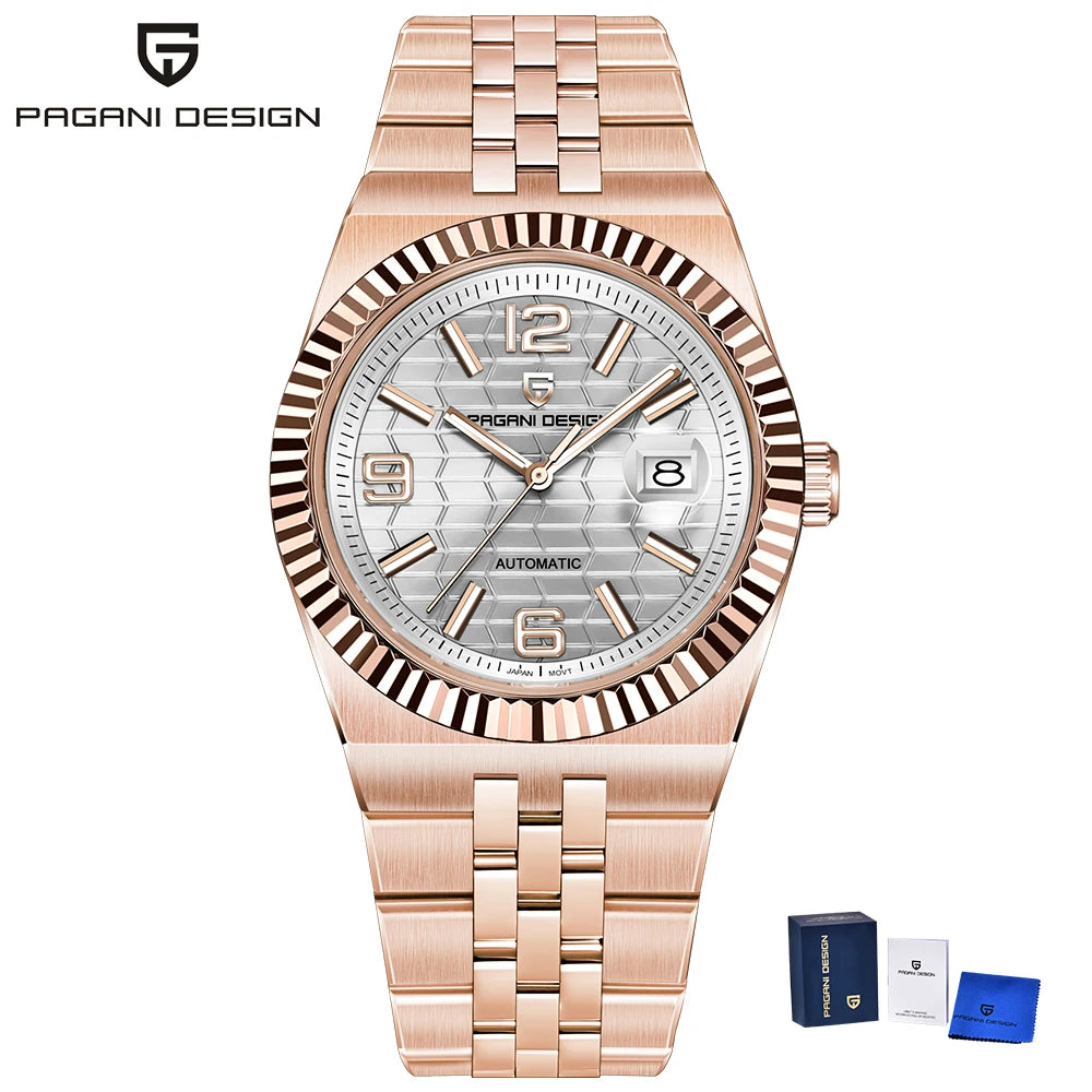 PAGANI DESIGN Men's Watches 2026 New Mechanical Wrist watch Luxury AR Sapphire crystal Automatic Watch For Men Stainless steel