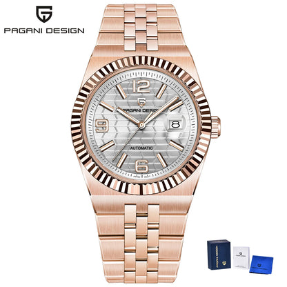 PAGANI DESIGN Men's Watches 2026 New Mechanical Wrist watch Luxury AR Sapphire crystal Automatic Watch For Men Stainless steel