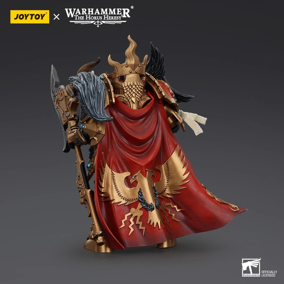 JOYTOY Warhammer The Horus Heresy Legio Custodes Constantin Valdor, Captain-General of the Legio Custodes Collection Adults Gift