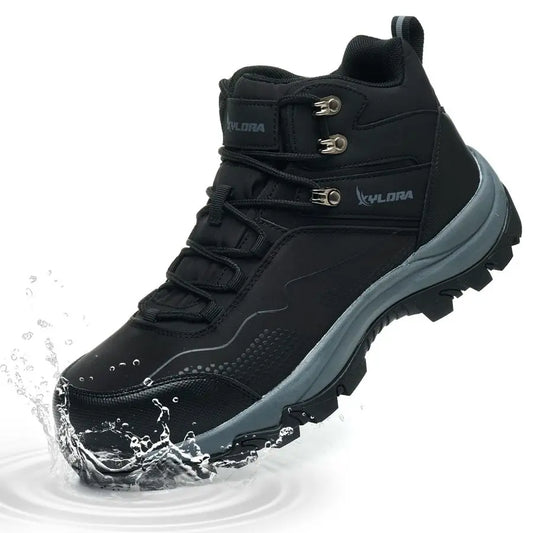 Steel Toe Boots for Men Wide Width Non Slip Work Boots Lightweight Slip Resistant Safety Shoes Indestructible Construction Compo
