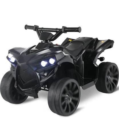 Kids Ride On ATV Electric Off-Road Quad Car 6V Battery Powered W/Music, Light