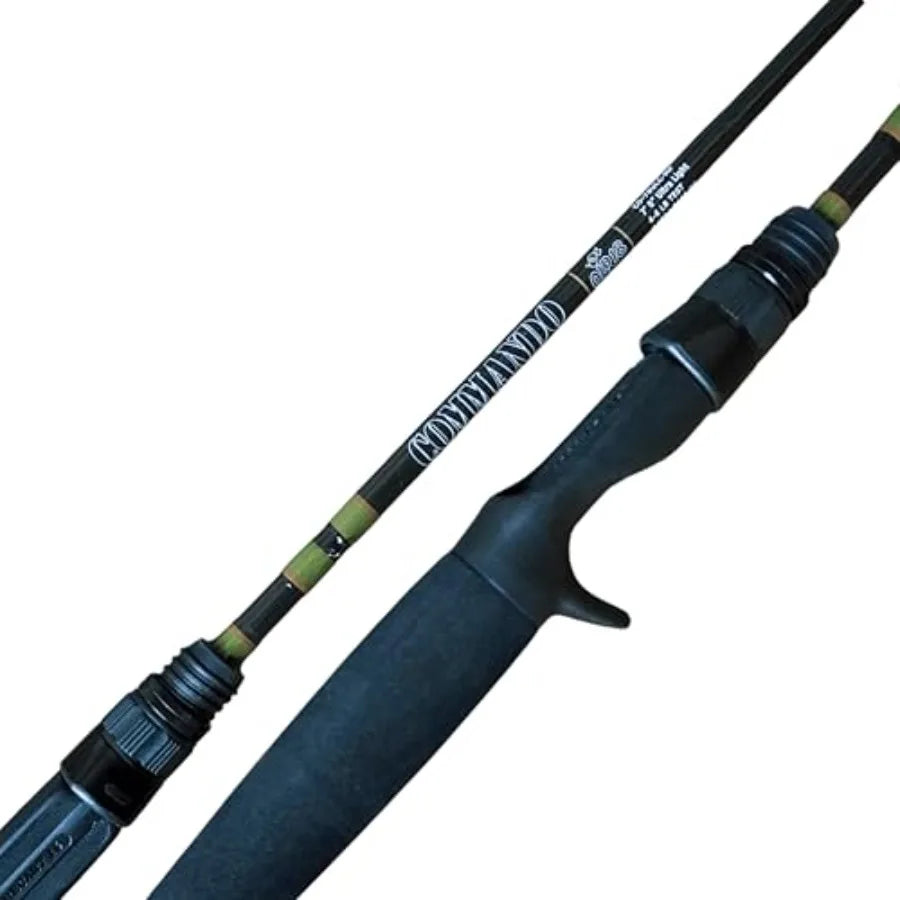 High Performing BFS Fishing Rod - 40 Ton Graphite Blank with EVA Grip, D-1 Sea Guides gs - Premium One-Piece Fishing Rod for
