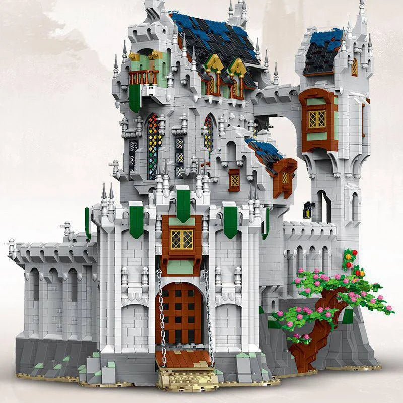 8603PCS Medieval Castle House Modular Buildings Blocks European Style City Street View Apartment Architecture Brick Model Kit Boys Toy Adult Kid Gift