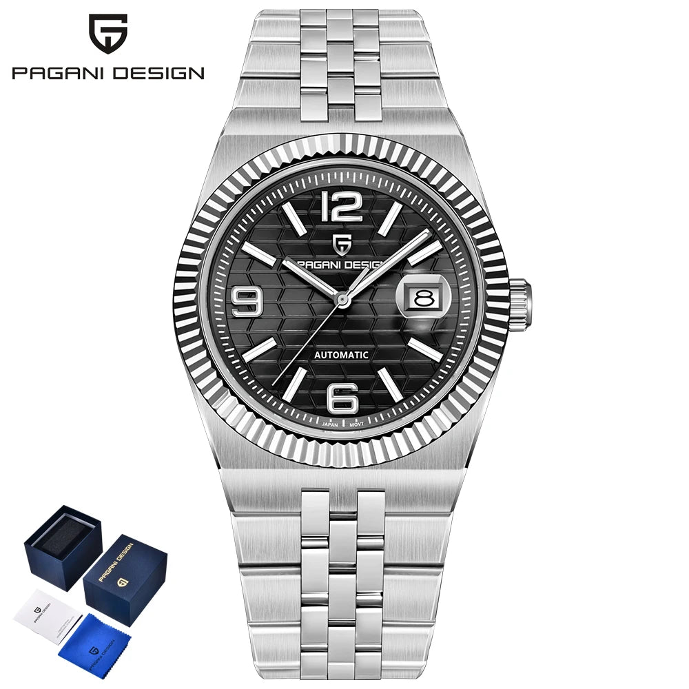 PAGANI DESIGN Men's Watches 2026 New Mechanical Wrist watch Luxury AR Sapphire crystal Automatic Watch For Men Stainless steel