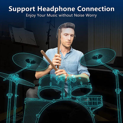AeroBand Electronic Drums Drumsticks PocketDrum 2 MAX Pocket Musical Instrument Acoustic Battery Air Drum Kit Pedals 8 Sounds