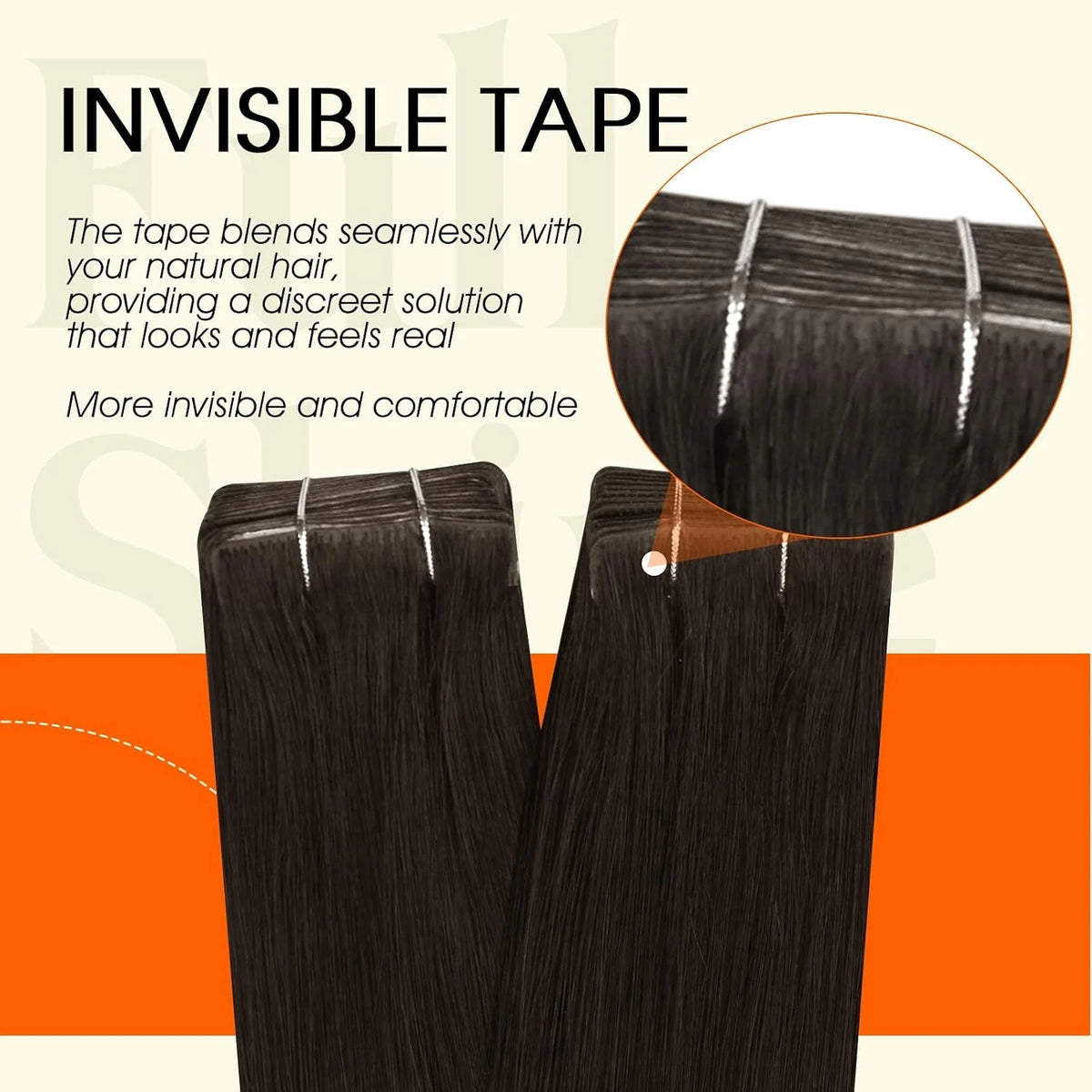 Full Shine Injection Remy Tape in Hair Extensions Pure Color Straight Remy 20 Pcs 50 Grams Skin Weft Thick Ends For Daily