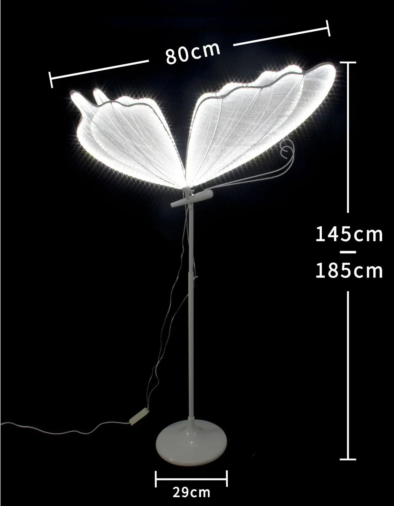 Wedding Floor Lamps Butterflies LED Lace Lamp Romantic Creative Hanging Butterfly Road Load Walkway Party Stage Pendant Lights