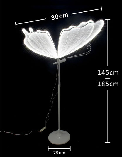 Wedding Floor Lamps Butterflies LED Lace Lamp Romantic Creative Hanging Butterfly Road Load Walkway Party Stage Pendant Lights