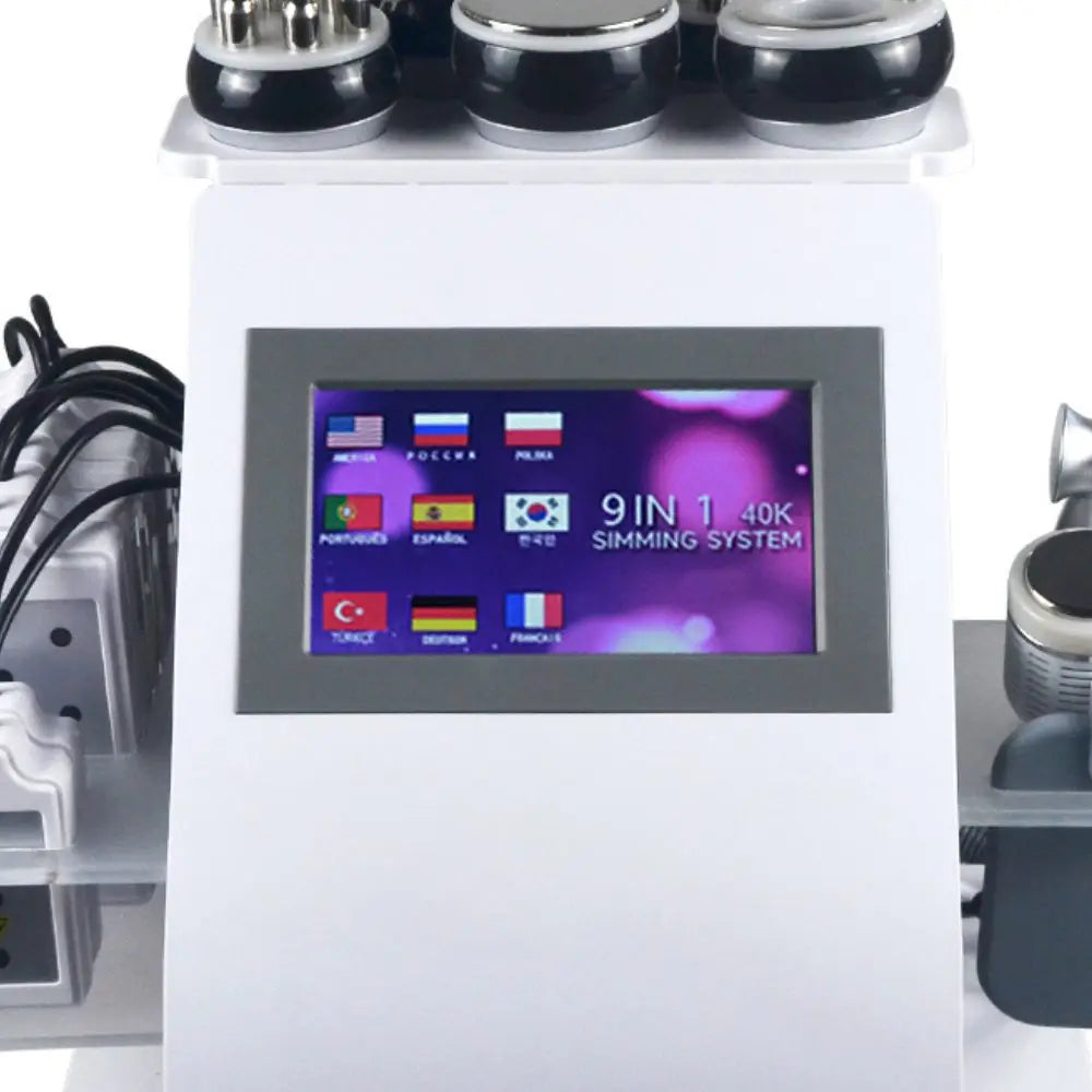 Skinterest 9-in-1 40K  KIM8 Cavitation Machine Portable Home Salon Facial Body Care Device