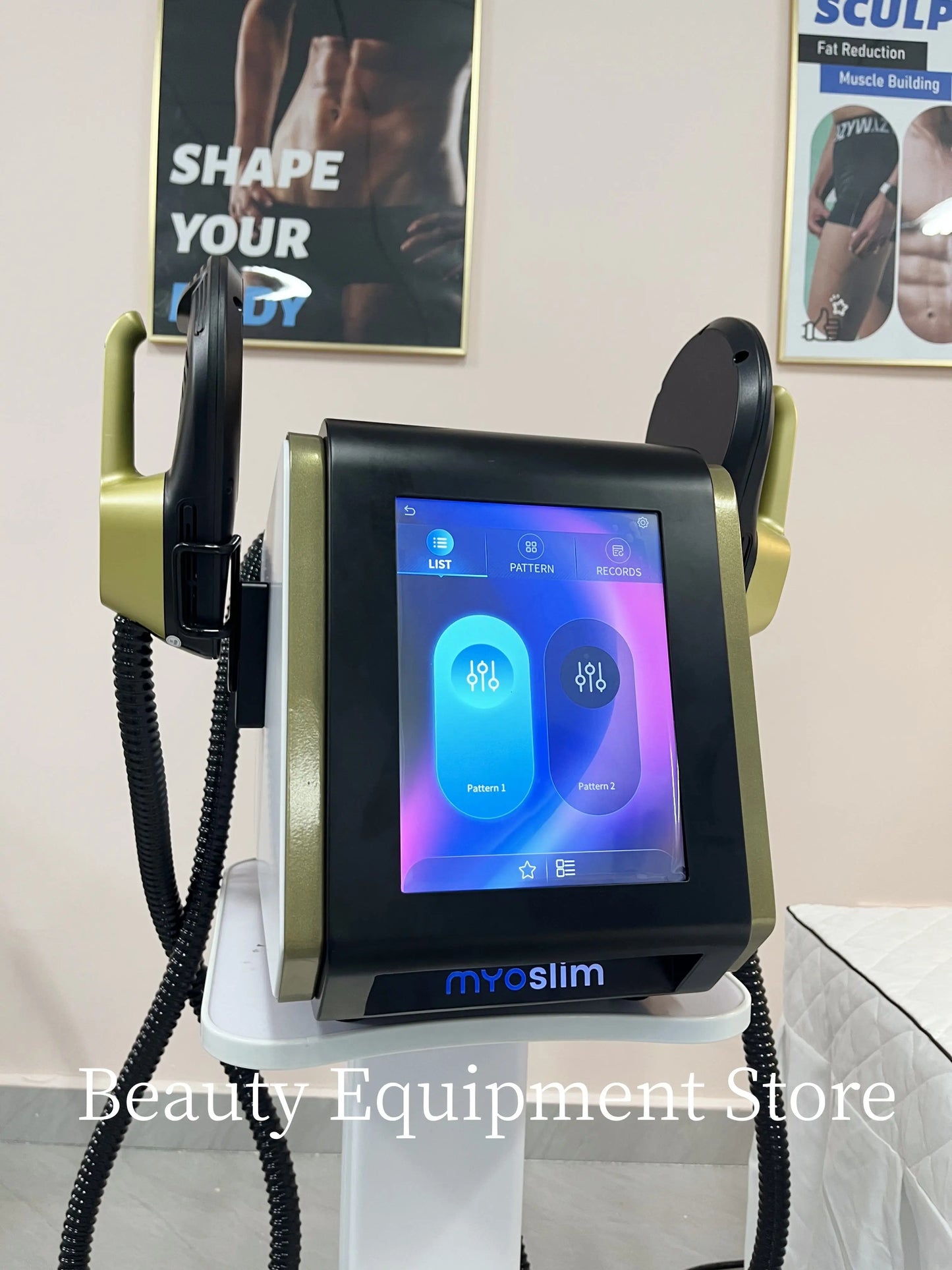 EMS MYOslim EMS Body Slimming Machine Body Scultping Shaping Muscle Machine Electromagnetic Weight Loss Beauty Salon