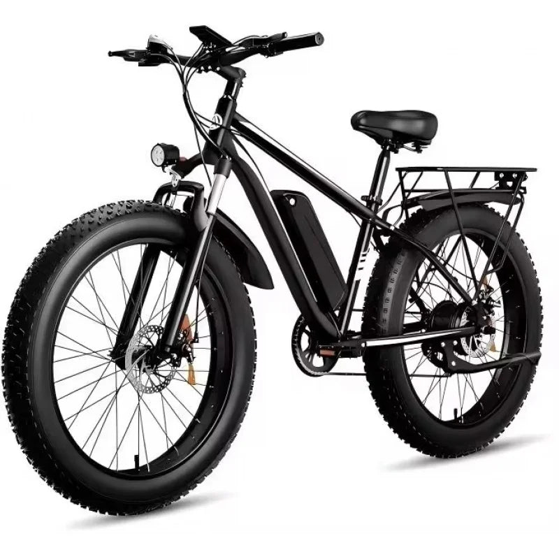 New Electric bicycle 26-inch 1000W 48V 15AH lithium battery electric bike, the first choice for smooth and comfortable travel