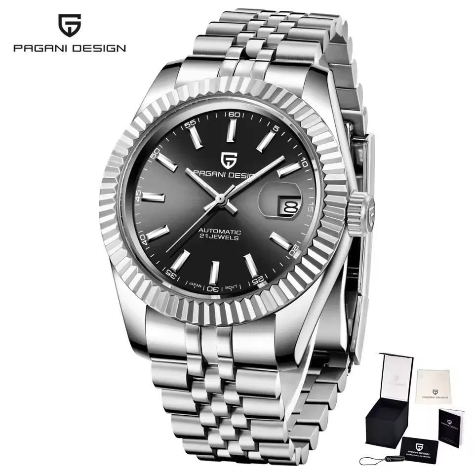 PAGANI DESIGN 2026 New 42MM Men Mechanical Watch Top Brand Luxury Automatic Watch 100M Waterproof Stainless Steel Watch for men