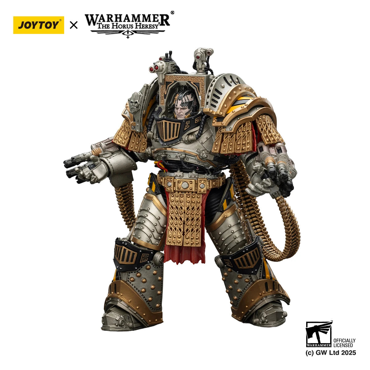 JOYTOY Warhammer 30K 1/18 Action Figure Iron Warriors Perturabo, Primarch of the lVth Legion Model