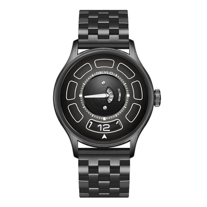 OBLVLO men's mechanical watches, pure mechanical watches, creative men's watches, men's timepieces, men's watches
