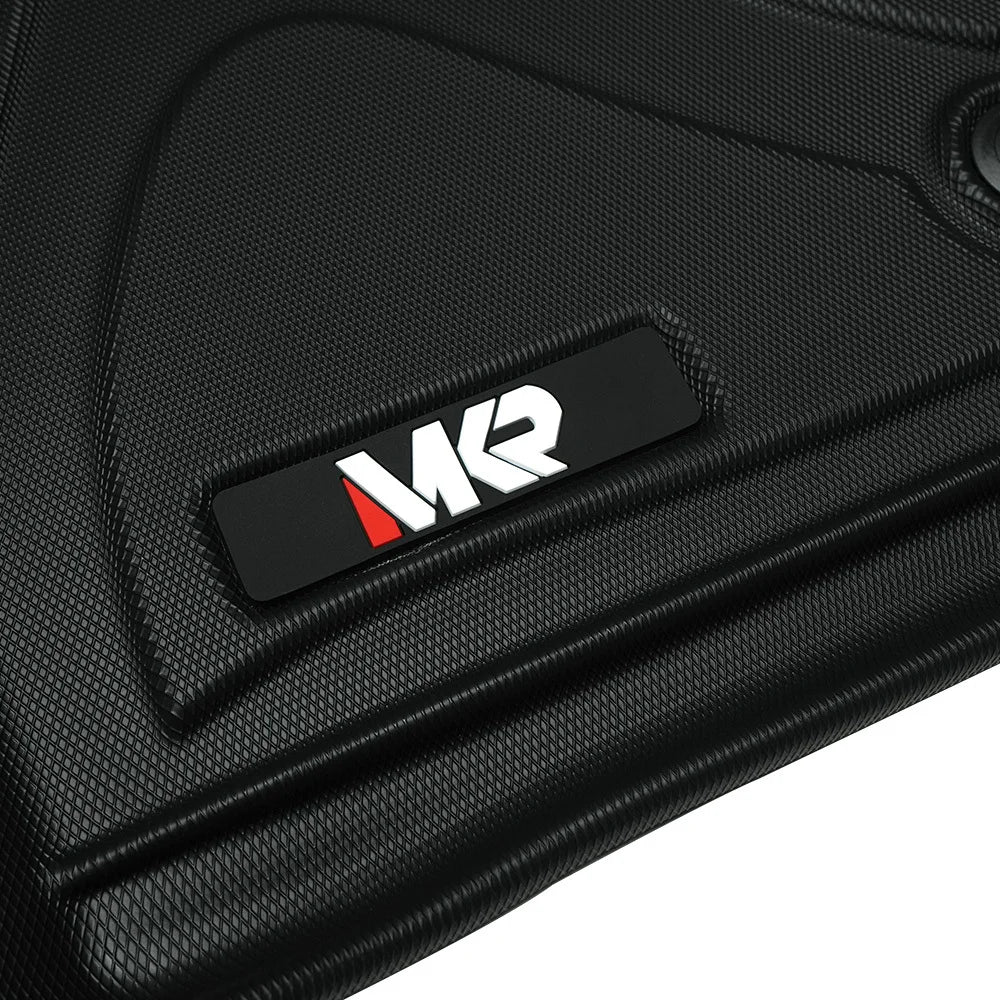 TPE All Weather Floor Mats Fit for Ford F150 2015-2025 Waterproof Liner Accessories Mats 2-in-1 Rear Floor Mat - 3 PCS