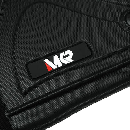 TPE All Weather Floor Mats Fit for Ford F150 2015-2025 Waterproof Liner Accessories Mats 2-in-1 Rear Floor Mat - 3 PCS