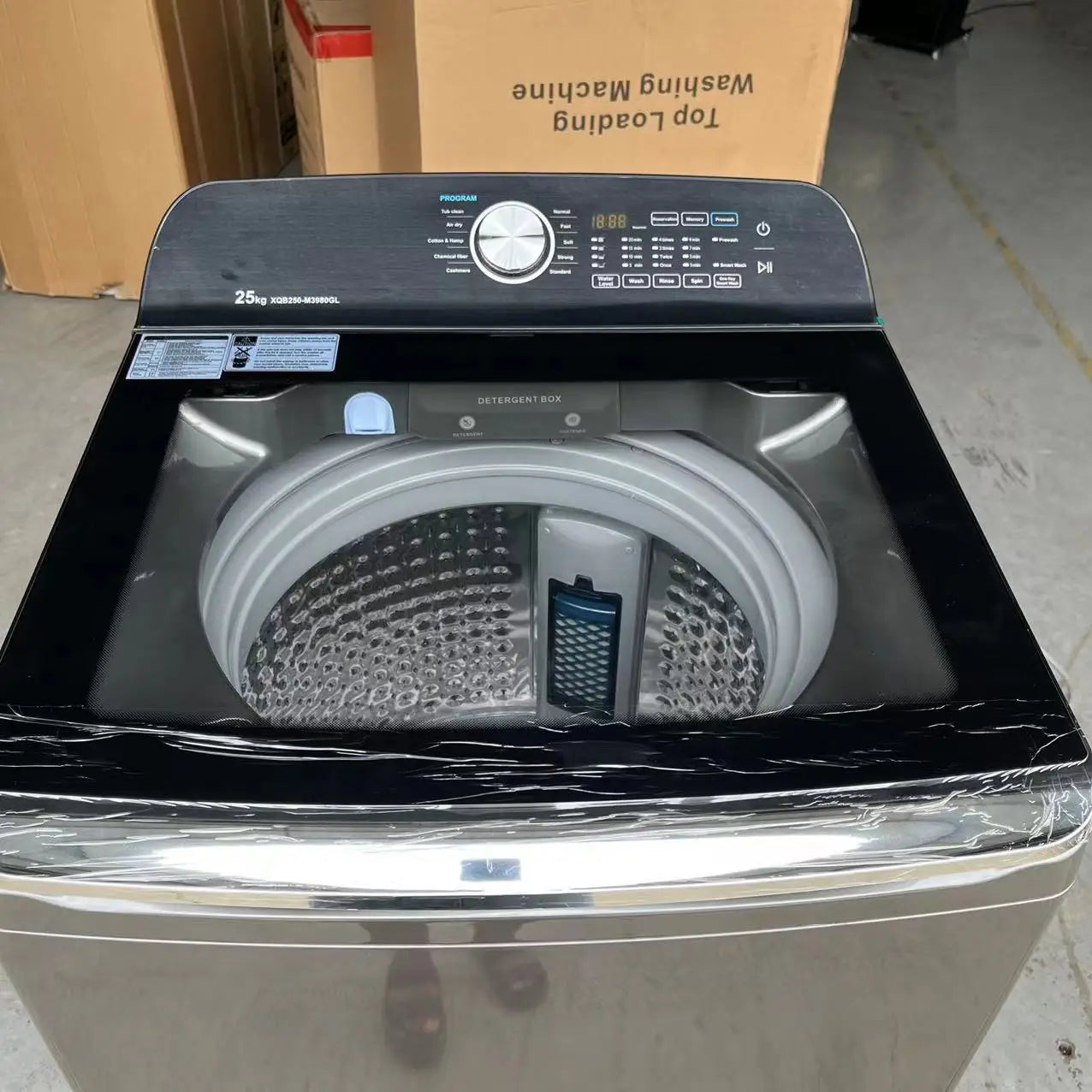 American preference18kg Fully Automatic Large Capacity Top-Load Washing and Drying Machine Household Appliance with Electric Pow