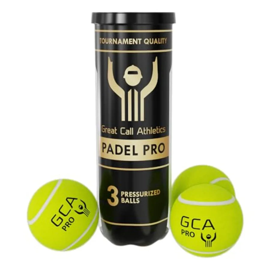 Padel Pro Balls 3 Ball Can Pressurized Performance Professional Tournament Quality Great Call Athletics