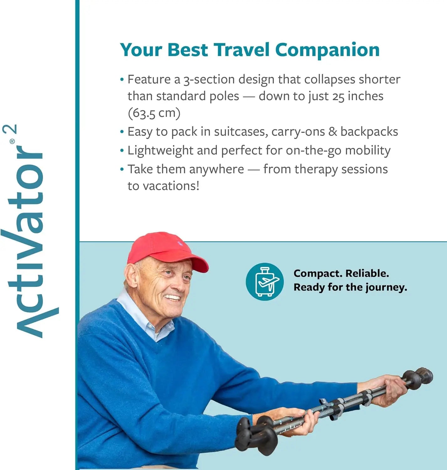 Adjustable Aluminum Nordic Walking Sticks for Hiking, Lightweight & Collapsible with Ergonomic Grip, Up to 6'4" Height