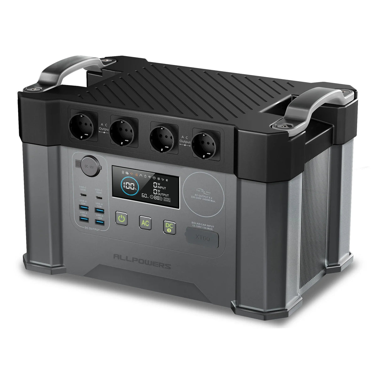 ALLPOWERS S2000PRO Portable Power Station 2400W 1451Wh Solar Generator UPS Backup For Home Outdoor RV Camping