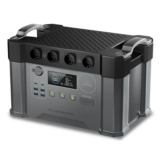 ALLPOWERS S2000PRO Portable Power Station 2400W 1451Wh Solar Generator UPS Backup For Home Outdoor RV Camping