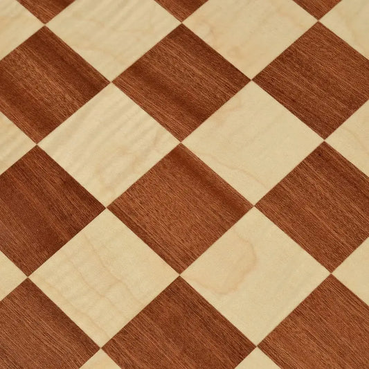 Professional Tournament Wooden Chess Boards, No. 6 - Inlay (2.25', Notation)