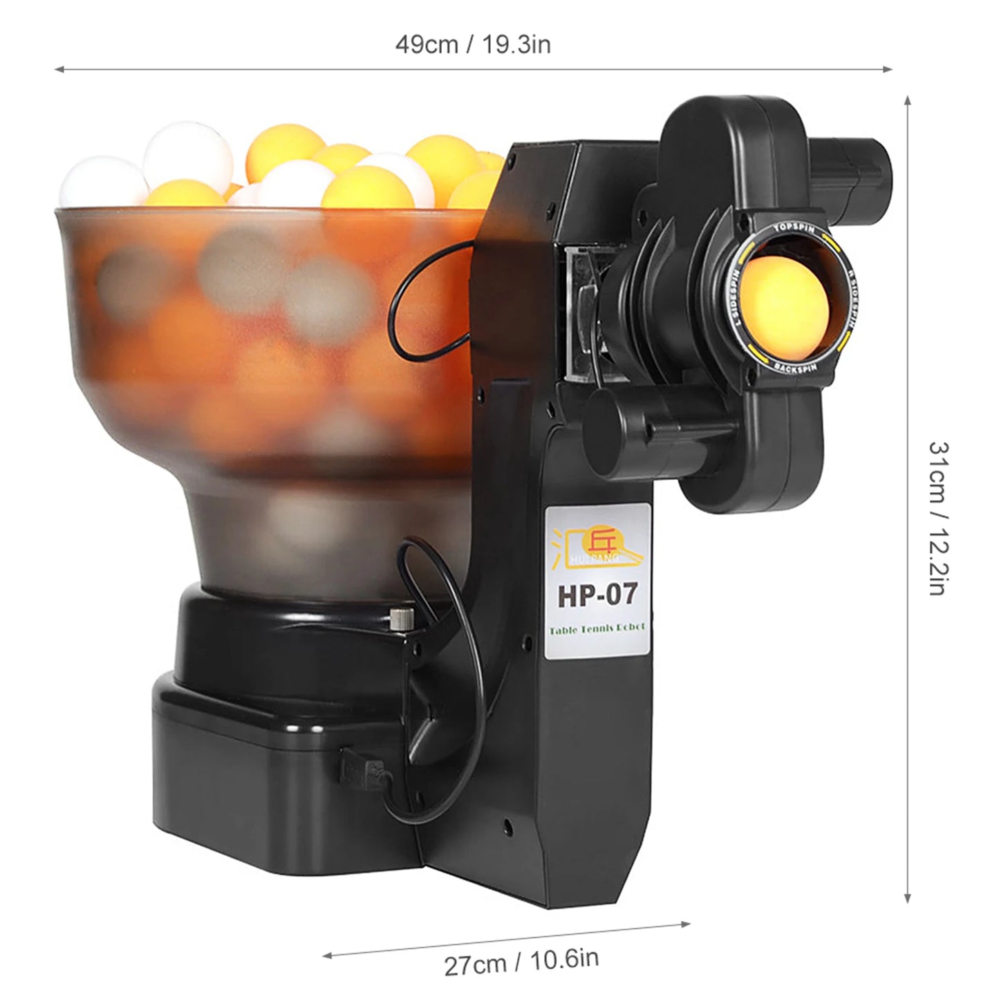 Table Tennis Robot Table Tennis Ball Machine 40mm Automatic Table Tennis Machine for Training Table Tennis Training Machine