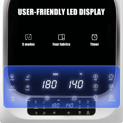 Auertech Portable Washer and Dryer Combo Set, 12 lbs Portable Clothes Dryers, 6 Drying Modes, 25 lbs Fully Automatic Washing Mac