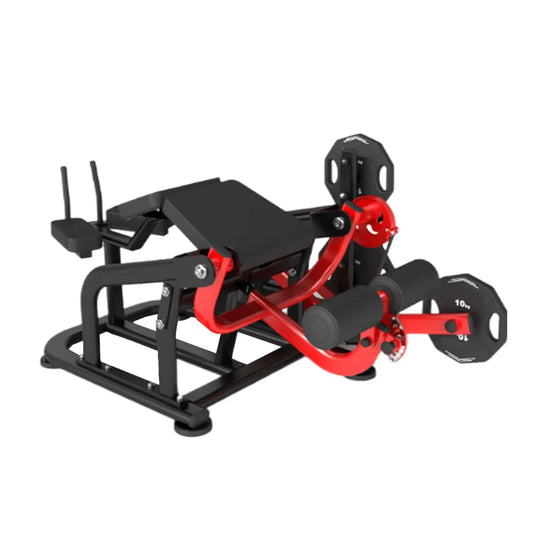 Commercial Gym Fitness Equipment Plate Loaded Leg Flexion and Extension Machine Prone Leg Curl Training Equipment
