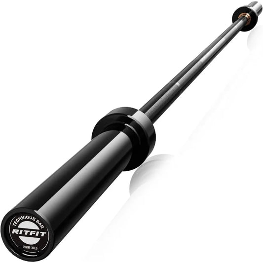 Olympic Barbell 4ft/6ft - 2 Inch Weight Bar for Strength Training, Weightlifting, Squat, Deadlift, Bench Press, Curl, Overhead