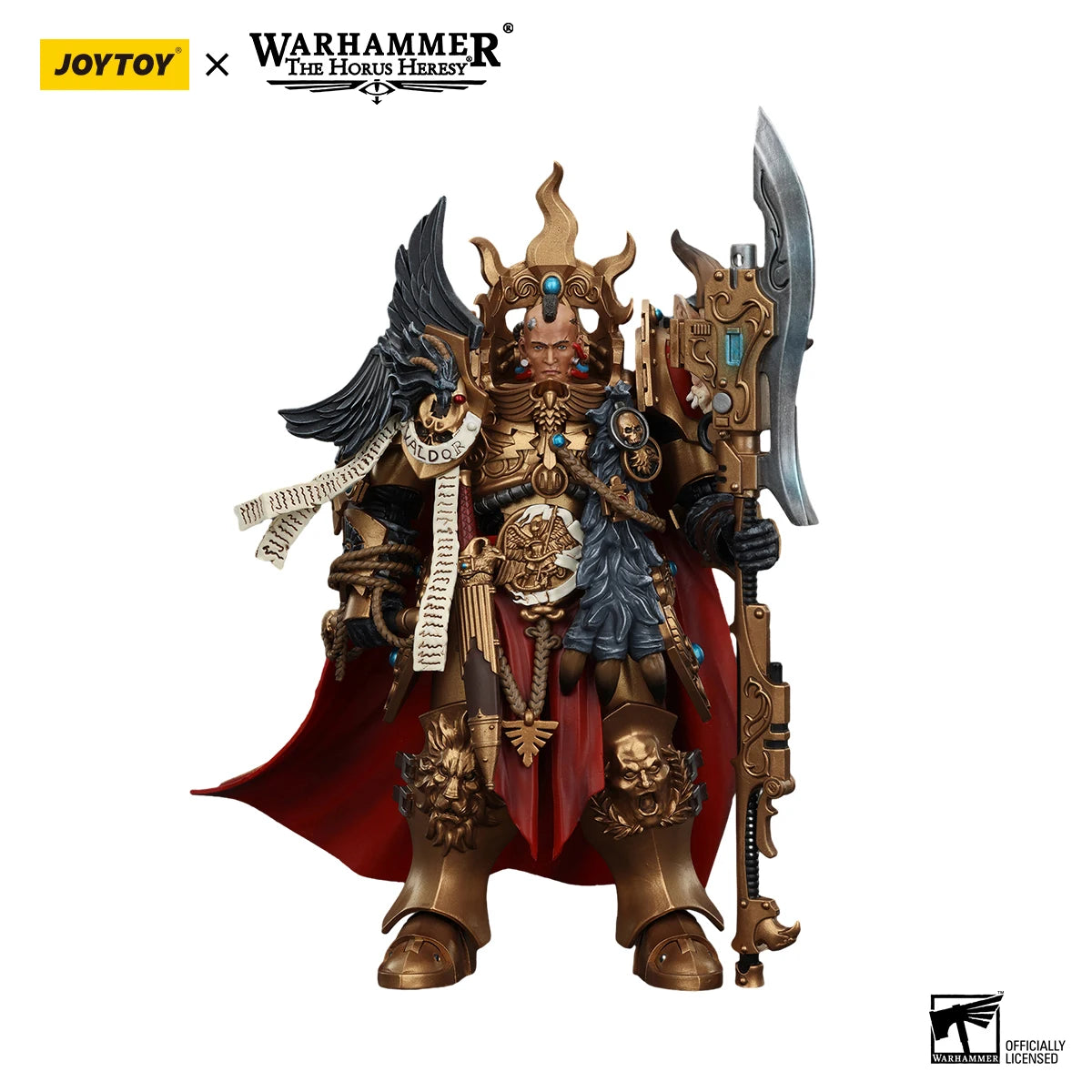 [IN STOCK]JOYTOY Warhammer 30K 1/18 Action Figure Legio Custodes Constantin Valdor Anime Military Model