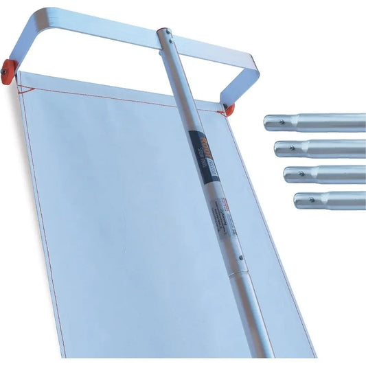 Snow Removal Roof Rake | 25ft Long Handle | 24in Wide Blade | Durable Anti-Tear Design | MinnSNOWta Roof Snow Tool