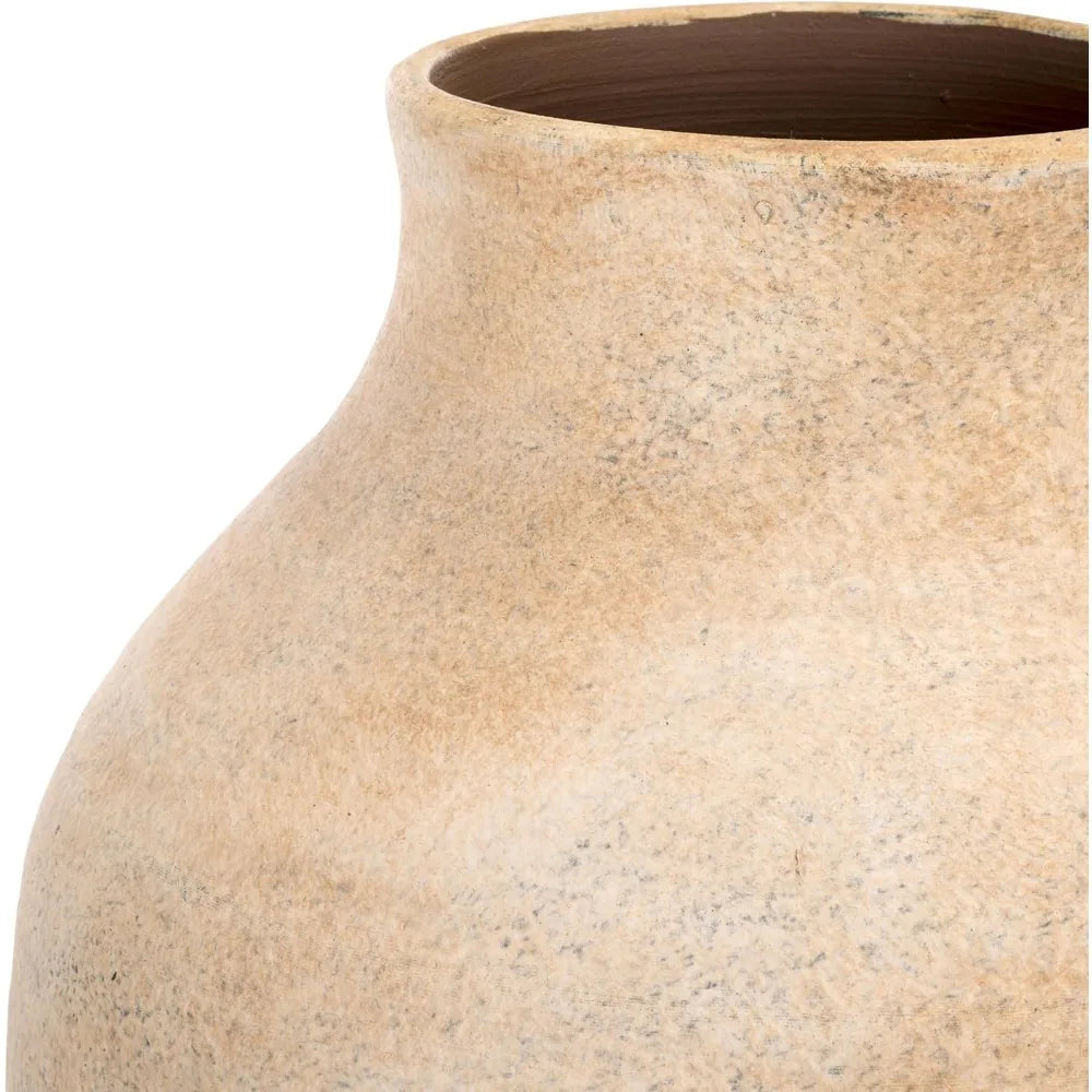 Natural Stoneware Decorative Vase for Home Decor, Versatile Urn Style with Chic Design, Ideal for Living Room and Office