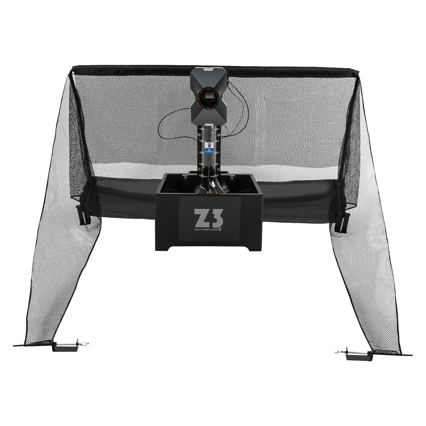 Automatic Ping Pong Ball Machine with Net, 100 Balls Table Tennis Machine, Multiple Serving Modes Ping Pong Ball Pitching