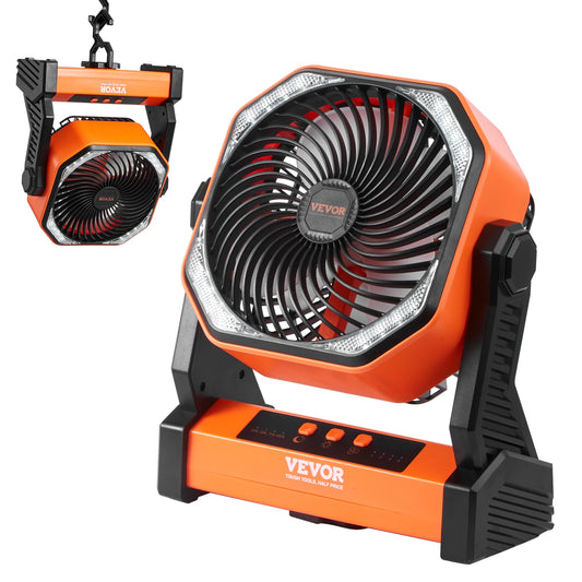 VEVOR Portable Fan Rechargeable  Battery Powered Fan with Battery Operated Fans for Travel Bedroom Home Camping Office