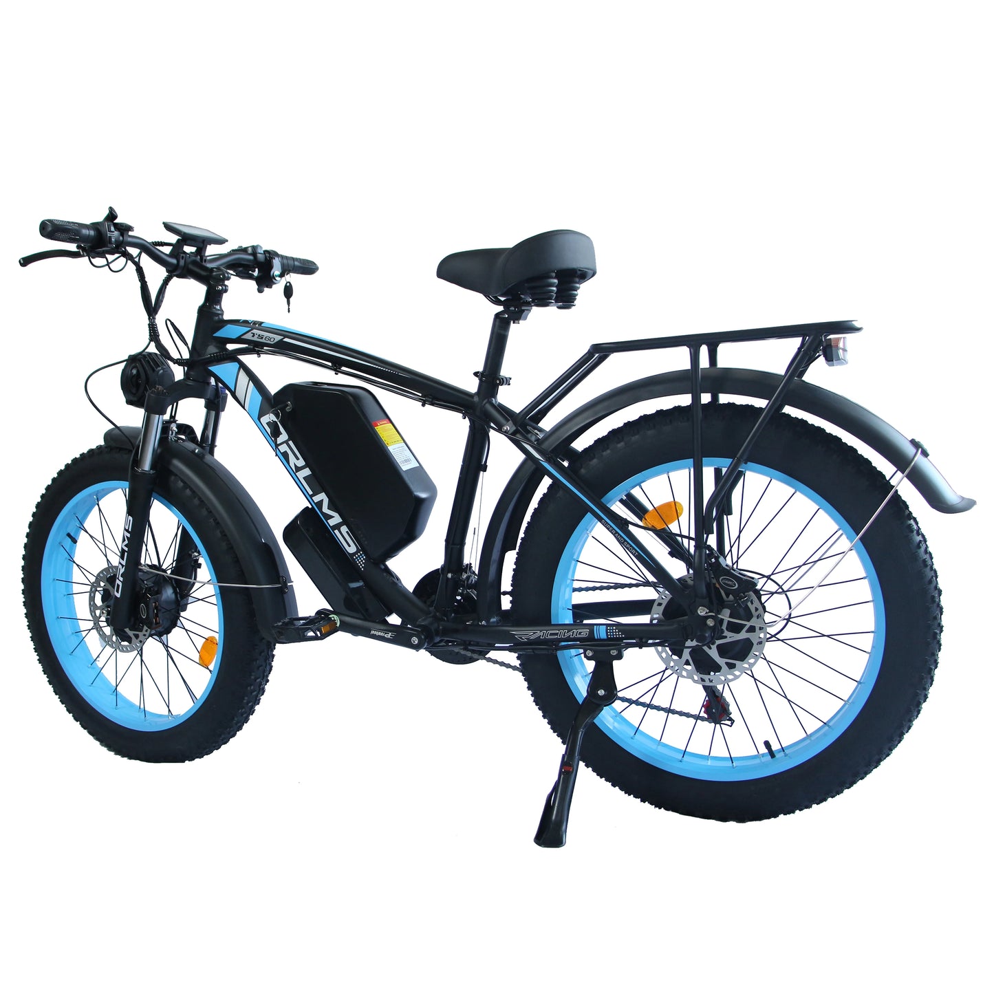ORLMS TS60 Adult Electric Bicycle 1000W*2 Motor Men's E-bike  60V25AH Battery E-bike 26" Fat Tire Men's E-Mountain ebike