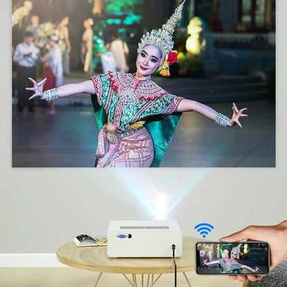 WZATCO W1 LED Projector Smart Android WIFI Video Full HD 1920*1080P Proyector Home Theater Cinema Beamer